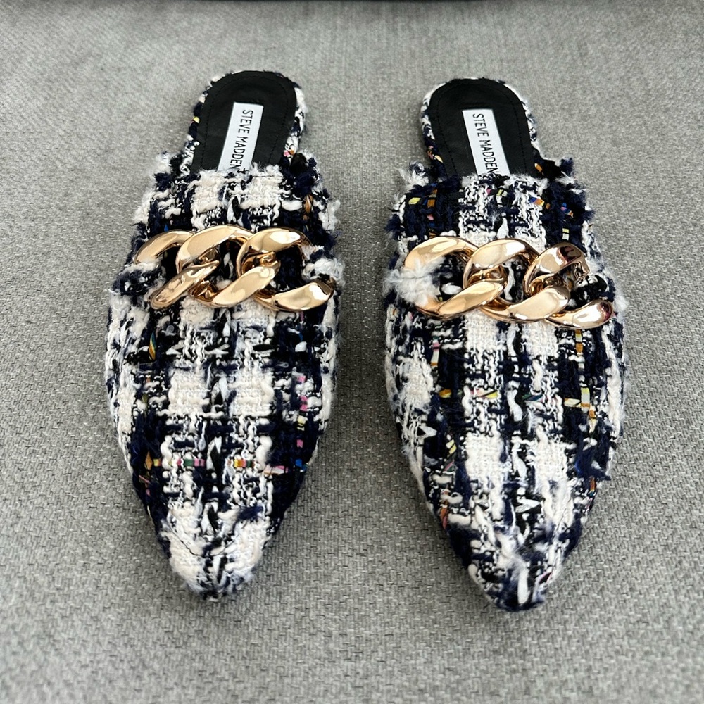 Steve Madden Finn Chain Mule size 9.5